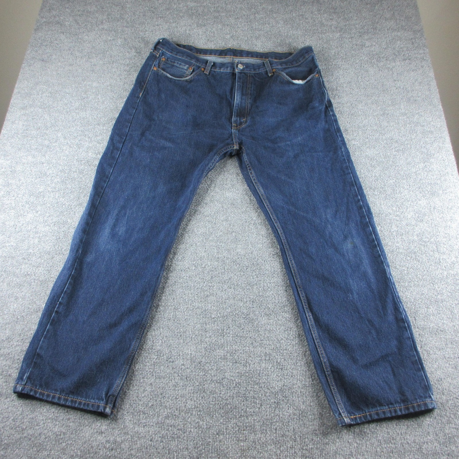 Levis 505 Jeans Mens 40x30 Blue Regular Straight Medium Wash Denim Casual Pants